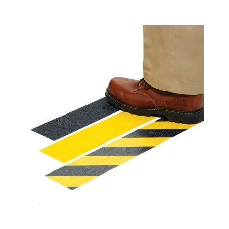 Incom 30 mil Black - Mineral-Abrasive Compound; 25 mil Hazard & Yellow Mineral-Abrasive Compound Black FLM641-BK